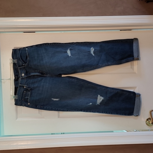 NWT Womens Banana Republic Distressed Jeans size 31/12 - Picture 1 of 6